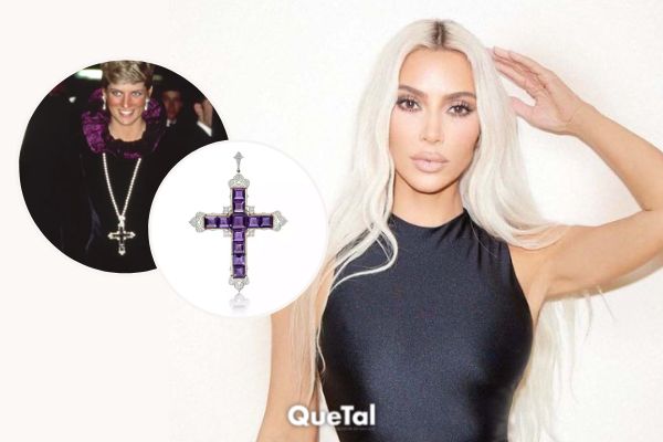 Kim Kardashian compra un gran crucifijo que usó Lady Di
